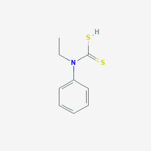 molecular formula C18H20N2S4Zn B081196 Zinc N-Ethyl-N-phenyldithiocarbamate CAS No. 14634-93-6