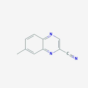 B081202 7-Methylquinoxaline-2-carbonitrile CAS No. 14334-17-9