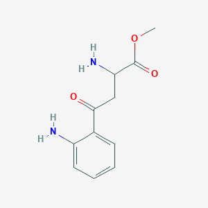 molecular formula C11H14N2O3 B081203 Methyl 2-amino-4-(2-aminophenyl)-4-oxobutanoate CAS No. 15109-34-9