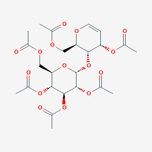 molecular formula C24H32O15 B8120347 Hexa-O-acetyl-maltal 