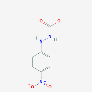 molecular formula C8H9N3O4 B081204 methyl N-(4-nitroanilino)carbamate CAS No. 13413-36-0
