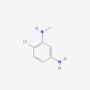 molecular formula C7H9ClN2 B8120449 6-Chloro-1-n-methylbenzene-1,3-diamine 