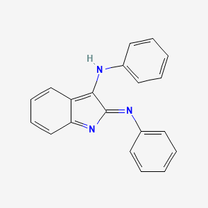 molecular formula C20H15N3 B8120564 N-phenyl-2-phenyliminoindol-3-amine 
