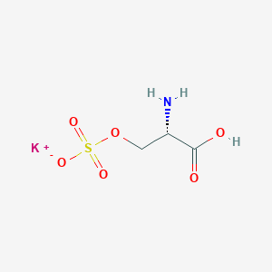 molecular formula C3H6KNO6S B8120651 potassium;[(2S)-2-amino-2-carboxyethyl] sulfate 