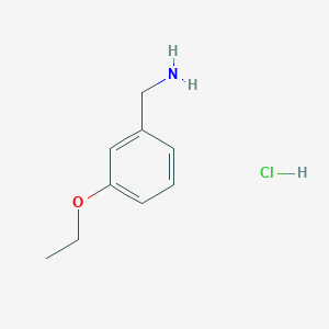 molecular formula C9H14ClNO B8120688 (3-ethoxyphenyl)methanaminehydrochloride 