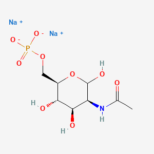 molecular formula C8H14NNa2O9P B8120747 N-Acetyl-d-mannosamine-6-phosphate disodium salt 