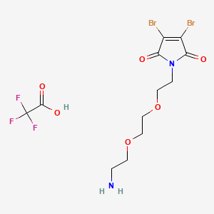 3,4-Dibromo-Mal-PEG2-Amine TFA