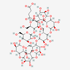 molecular formula C52H84O43 B8121606 Succinyl-gamma-cyclodextrin 