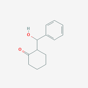 molecular formula C13H16O2 B081217 2-(Hydroxy-phenyl-methyl)-cyclohexanone CAS No. 13161-18-7