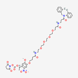 molecular formula C47H55N5O16 B8121975 PC DBCO-PEG4-NHS Ester CAS No. 2055025-02-8