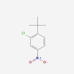 molecular formula C10H12ClNO2 B8122873 1-(tert-Butyl)-2-chloro-4-nitrobenzene CAS No. 52756-38-4