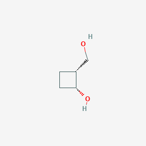 molecular formula C5H10O2 B8123062 cis-2-(Hydroxymethyl)cyclobutan-1-ol 