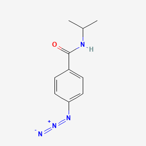 molecular formula C10H12N4O B8123114 4-Azido-N-isopropyl-benzamide 