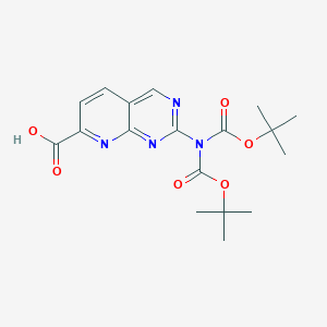 2-[Bis(tert-butoxycarbonyl)amino]pyrido[2,3-d]pyrimidine-7-carboxylic acid
