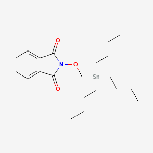 molecular formula C21H33NO3Sn B8123326 2-(Tributylstannylmethoxy)isoindole-1,3-dione 