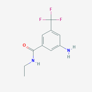 3-Amino-N-ethyl-5-(trifluoromethyl)benzamide