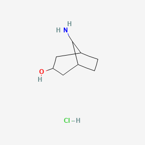 8-Aminobicyclo[3.2.1]octan-3-ol;hydrochloride