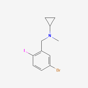 (5-Bromo-2-iodo-benzyl)-cyclopropyl-methyl-amine