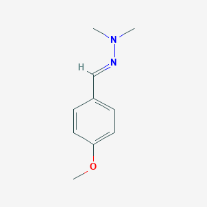 molecular formula C10H14N2O B081234 4-Methoxybenzaldehyde dimethylhydrazone CAS No. 14371-13-2