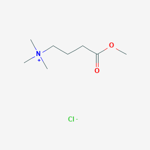 molecular formula C8H18ClNO2 B081236 Carpronium Chloride CAS No. 13254-33-6