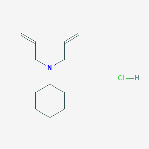molecular formula C12H22ClN B081240 N,N-Diallylcyclohexylamine hydrochloride CAS No. 14825-72-0