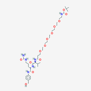 molecular formula C38H66N6O13 B8124301 Boc-PEG6-Val-Cit-PAB-OH 