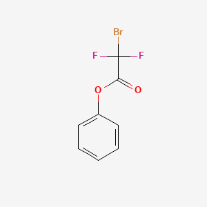 molecular formula C8H5BrF2O2 B8124382 Phenyl 2-bromo-2,2-difluoroacetate 
