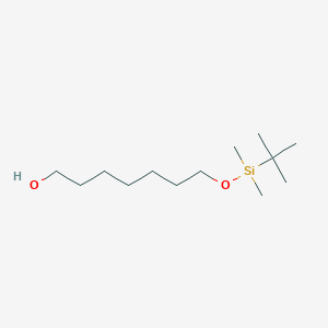 molecular formula C13H30O2Si B8125053 7-((tert-Butyldimethylsilyl)oxy)heptan-1-ol 