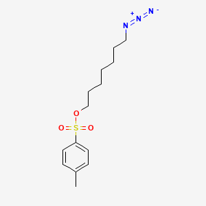 molecular formula C14H21N3O3S B8125098 7-azidoheptyl 4-methylbenzenesulfonate 