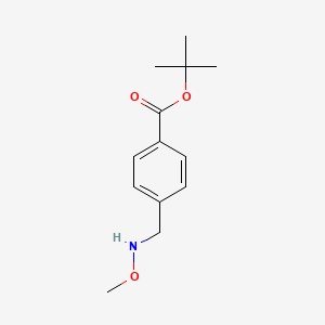 4-(Methoxyamino-methyl)-benzoic acid tert-butyl ester