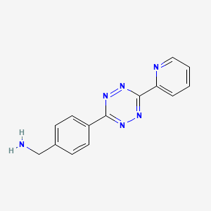 Benzenemethanamine, 4-[6-(2-pyridinyl)-1,2,4,5-tetrazin-3-yl]-