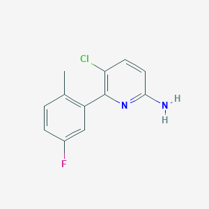 5-Chloro-6-(5-fluoro-2-methylphenyl)pyridin-2-amine
