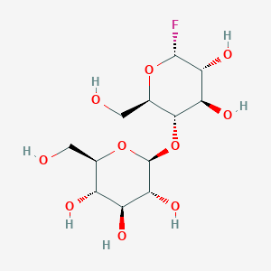 molecular formula C12H21FO10 B8125265 alpha-D-Cellobiosyl fluoride 