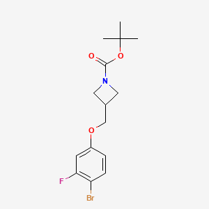 3-(4-Bromo-3-fluorophenoxymethyl)-azetidine-1-carboxylic acid tert-butyl ester