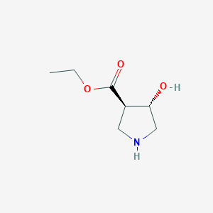 ethyl (3R,4S)-4-hydroxypyrrolidine-3-carboxylate