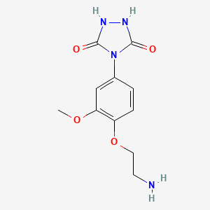 molecular formula C11H14N4O4 B8125464 PTDA-amine 