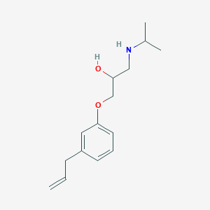 molecular formula C15H23NO2 B081261 1-[(Propan-2-yl)amino]-3-[3-(prop-2-en-1-yl)phenoxy]propan-2-ol CAS No. 13707-91-0