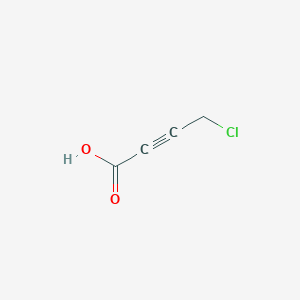 molecular formula C4H3ClO2 B081263 4-chlorobut-2-ynoic acid CAS No. 13280-03-0