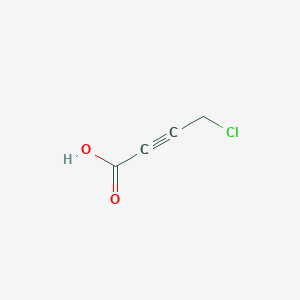 molecular formula C4H3ClO2 B081263 2-Butynoic acid, 4-chloro- CAS No. 13280-03-0