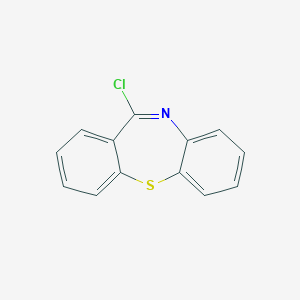 molecular formula C13H8ClNS B081272 11-氯代二苯并[b,f][1,4]噻氮杂卓 CAS No. 13745-86-3