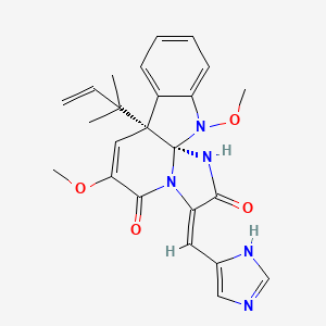 molecular formula C24H25N5O4 B8127276 Oxaline 