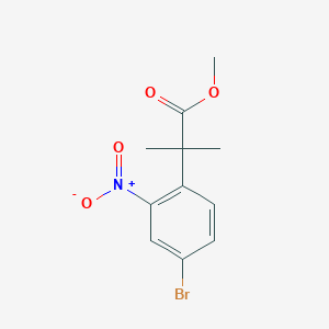 Methyl 2-(4-bromo-2-nitrophenyl)-2-methylpropanoate