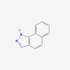 molecular formula C11H8N2 B8127411 1h-Benzo[g]indazole CAS No. 233-41-0