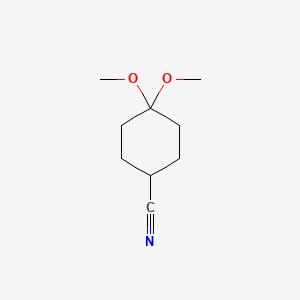 4,4-Dimethoxycyclohexane-1-carbonitrile