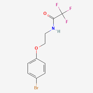 N-[2-(4-bromophenoxy)ethyl]-2,2,2-trifluoroacetamide
