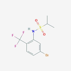 N-(5-bromo-2-(trifluoromethyl)phenyl)propane-2-sulfonamide