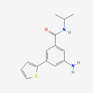 3-Amino-N-isopropyl-5-thiophen-2-yl-benzamide