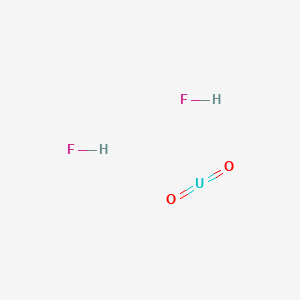 molecular formula F2H2O2U B081275 Dioxouranium;dihydrofluoride CAS No. 13536-84-0