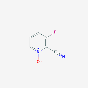 2-Cyano-3-fluoropyridine 1-oxide