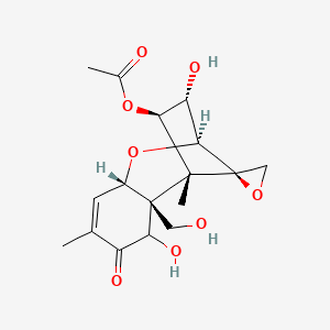 molecular formula C17H22O8 B8127599 Fusarenon X 100 microg/mL in Acetonitrile 